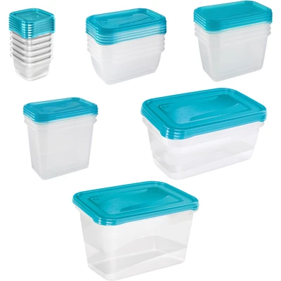 Abbildung von keeeper Frischhaltedose &quot;fredo fresh&quot;, (Set, 23 tlg.), rechteckig, 90 2000 ml, Unterteile und Deckel, aus Kunststoff