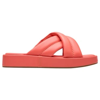 Abbildung von Clarks ALDA Glide Pantolette flach, Damen, Größe: 39, Coral Schuhe