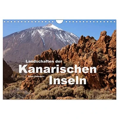 Abbildung von Landschaften der Kanarischen Inseln. (Wandkalender 2025 DIN A4 quer), CALVENDO Monatskalender