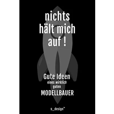 Abbildung von Notizbuch für Modellbauer: Originelle Geschenk Idee [120 Seiten liniertes blanko Papier]