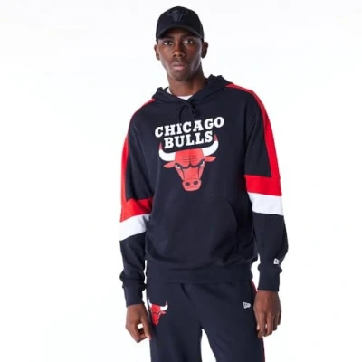 Abbildung von CHICAGO BULLS Unisex Basketball Hooded Kapuzenpullover, Schwarz, S EU