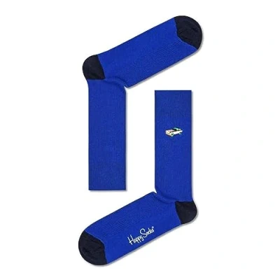 Abbildung von Happy Socks Unisex Ribbed Embroidery Car Bedruckte Socken, bunt, 41 46