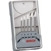 Abbildung von Bosch Professional Glasbohrer Fliesenbohrer Set CYL 9 Ceramic, 5 teilig, 4 10 mm