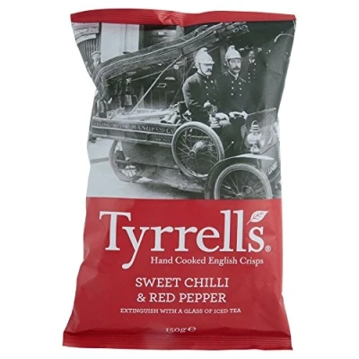Abbildung von Tyrrells Hand Gekocht Englisch Chips Süße Chili Und Paprika (150 G)