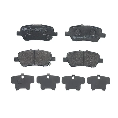 Abbildung von BREMBO P 28 094 Bremsbelagsatz mit akustischer Verschleißwarnung Anti Quietsch Blech ohne Zubehör HONDA: Elysion I, Stream I