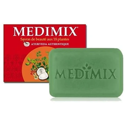 Abbildung von Medimix Ayurvedische Seife Glycerinseife mit 18 Kräutern, 3 x 125 g