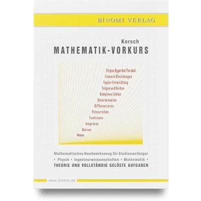 Abbildung von Mathematik Vorkurs: Mathematisches Handwerkszeug für Studienanfänger