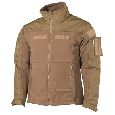 Abbildung von MFH Militärische Tarnungs Feldjacke, 100% Polyester, Rip Stop Besatz, verstellbare Ärmel und Bund, YKK Reißverschlüsse (DE/NL/SE/PL, Alphanumerisch, 3XL, Regular, coyote tan)