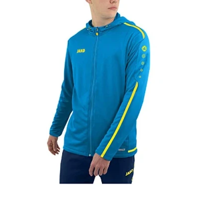 Abbildung von JAKO Herren Kapuzenjacke Striker 2.0, blau/neongelb, 3XL, 6819