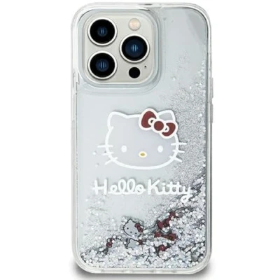 Abbildung von CG MOBILE Hello Kitty HKHCN61LIKHET Hülle für iPhone 11 / Xr 6.1&#039;&#039; Silber hardcase Liquid Glitter Charms Head