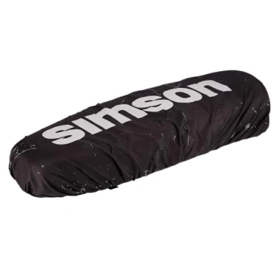 Abbildung von Regenhaube für Sitzbank Motiv: &quot;SIMSON&quot; Used Look