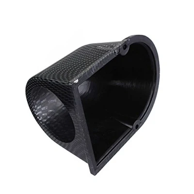 Abbildung von E Support™ Kfz Kohlefaser 2&quot; 52mm Universal EIN Loch Halter Gauge Halterung Bracket Instrumentenhalter ABS