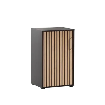 Abbildung von Schildmeyer Aktenschrank &quot;Hank, MADE IN GERMANY, Breite 50 cm&quot;, Tür mit Akustikprint, Metallbeschläge, Softclose Funktion