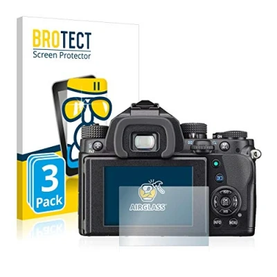 Abbildung von BROTECT Schutzglas für Pentax KP (3 Stück) Schutzfolie Panzer Folie Glas [Extrem Kratzfest 9H, Anti Fingerprint, Ultra Transparent]