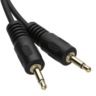 Abbildung von Mono 3,5 mm Klinkenstecker Stecker Zum Kabel Anschlusskabel 2 m Vergoldeten [2 Meter/2m]