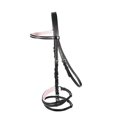 Abbildung von PFIFF Trensenzaum &#039;Staines&#039;, schwarz pink Cob