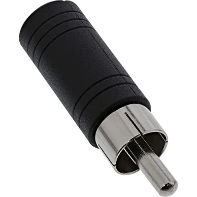 Abbildung von InLine 99325 Audio Adapter, Cinch Stecker auf 3,5mm Klinke Buchse, Mono
