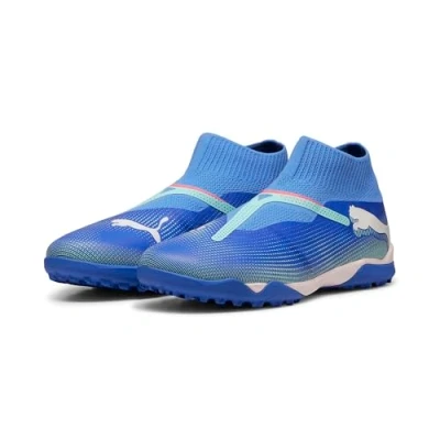 Abbildung von Puma Future 7 Match Laceless TT Fußballschuh Multinocken, Herren, Größe: 46, Bluemazing/white/electric peppermint Schuhe