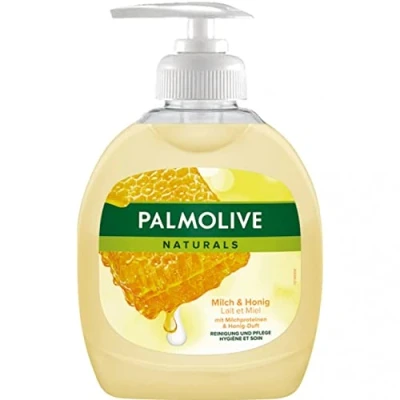 Abbildung von Palmolive Flüssigseife mit Pumpspender Milch &amp; Honig 3er Pack (3 x 300ml)
