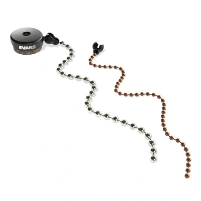 Abbildung von Evans Beckenpaket Sizzler Two Chain Pack Enthält Becken, Filzscheibe, große Sound Sizzle Chain, kleine weiche Beckenklang ohne Löcher oder Nieten