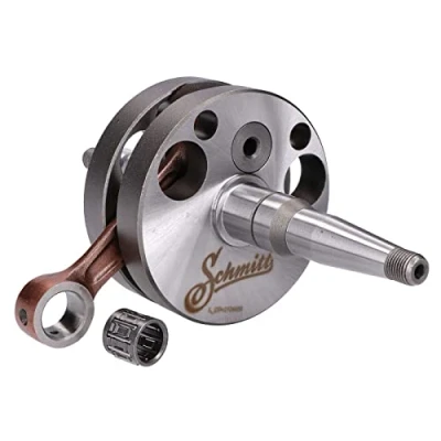 Abbildung von Schmitt Kurbelwelle Sportfreund mit Nadellager, 44mm Hub, 85mm Pleuel für Simson S51, S53, S70, S83, SR50, SR80, KR51/2 M531, M541, M741 4 Gang Motor