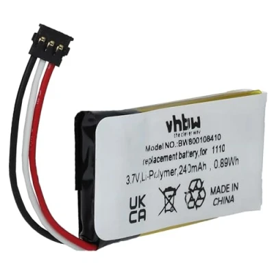 Abbildung von vhbw 1x Akku kompatibel mit Logitech H600 Wireless Headset Kopfhörer (240 mAh, 3,7 V, Li Ion) Ersatz für 1110