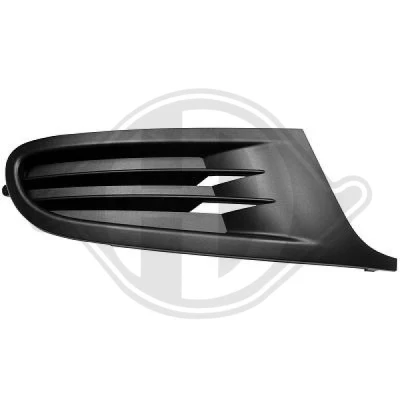 Abbildung von DIEDERICHS Priority Parts 2215048 Lüftungsgitter rechts für Fahrzeuge ohne Nebelscheinwerfer VOLKSWAGEN: Golf 6, 6 Cabrio