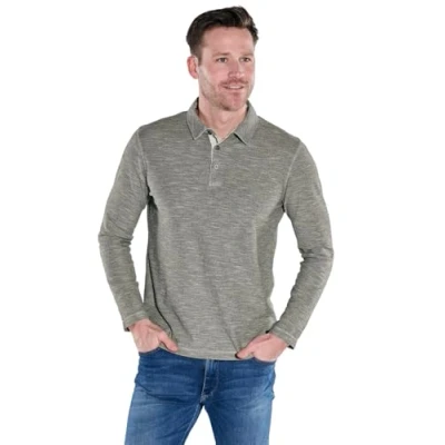 Abbildung von Engbers Langarm Poloshirt Shirt strukturiert