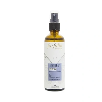 Abbildung von Farfalla Bio Pflanzenwasser Lavendelblüte After Sun 75 ml Hydrolat