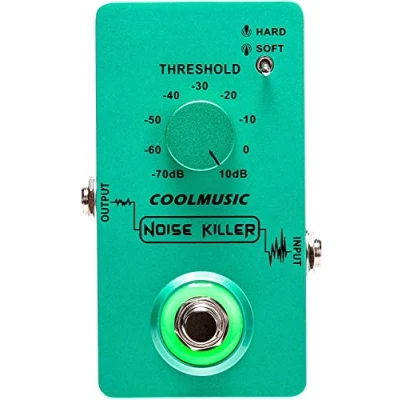 Abbildung von COOLMUSIC C CS02 Noise Guitar Effect Pedal, Killer Pedal Suppressor 2 Modi für E Gitarre und Bass True Bypass