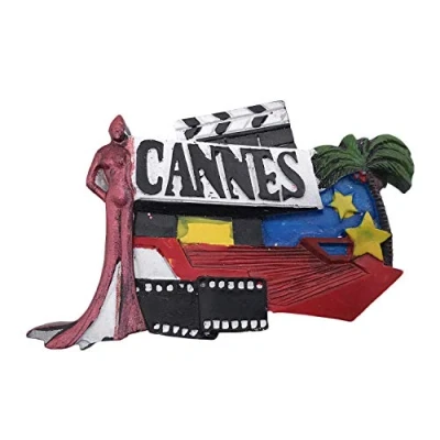 Abbildung von 3D Cannes Frankreich Kühlschrank Kühlschrankmagnet Tourist Souvenirs Handmade Harz Handwerk Magnetische Aufkleber Home Küche Dekoration Reise Geschenk