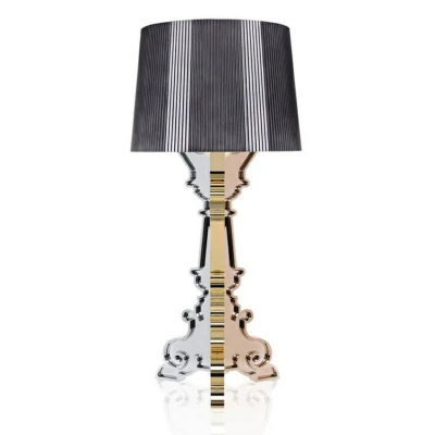 Abbildung von Kartell Bourgie, Tischleuchte, Dimmer, Mehrfarbig Titan