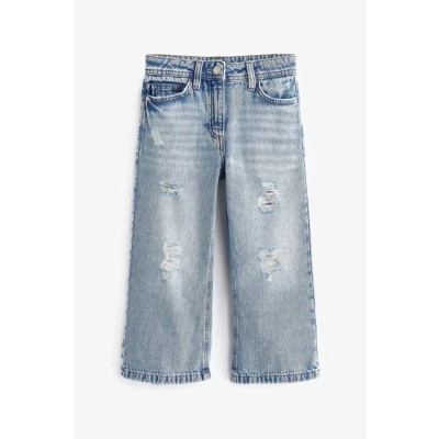 Abbildung von Next WIDE LEG Regular FIT Flared Jeans für Kinder, Größe: 116, Blue denim