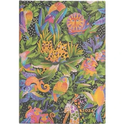 Abbildung von Paperblanks 12 Monatskalender 2024 Jungle Song Vertikal Midi (130 x 180 mm)