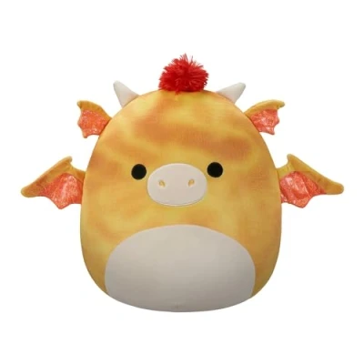 Abbildung von Squishmallows SQCR05480 Dieric der gelbe Drache 40 cm, offizielles Jazwares Plüsch, superweiches Kuscheltier
