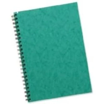 Abbildung von Silvine SPA4 Perforierter Linierter Hardcover Notizblock mit seitlicher Doppelspiralbindung 192 Blatt 75gsm A4,6 Stück