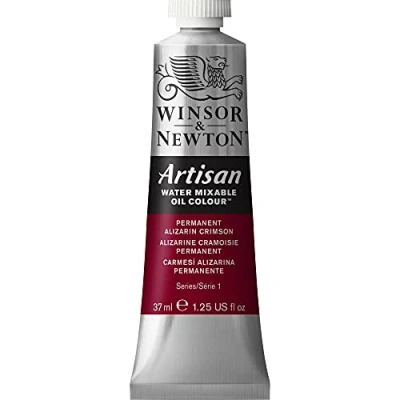 Abbildung von Winsor &amp; Newton 1514468 Artisan wassermischbare Ölfarbe, hohe Pigmentkonzentration, gute Deckkraft Lichtechtheit 37ml Tube, Permanentalizarinkarmesin
