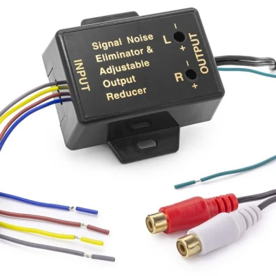 Abbildung von Adapter Universe Low Level Konverter Car Audio Cinch Wandler converter Auto KFZ