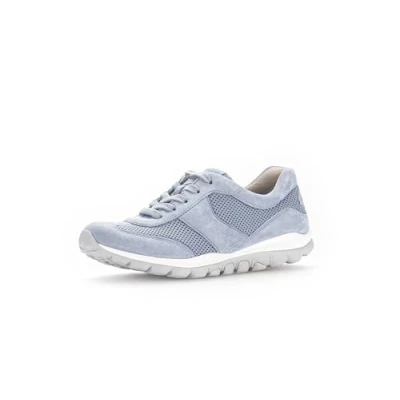 Abbildung von Gabor Damen Low Top Sneaker, Frauen Halbschuhe,Chunky Sneaker,dad Shoes,straßenschuhe,Strassenschuhe,Sportschuhe,Turnschuhe,Azur,42 EU / 8 UK