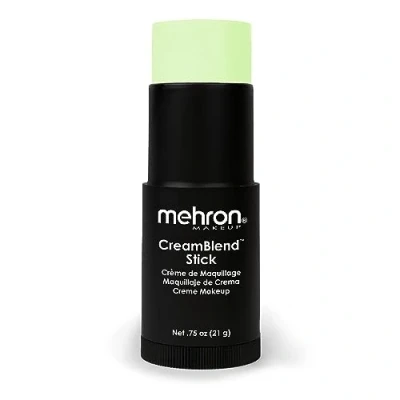 Abbildung von Mehron Make up CreamBlend Stick Gesichtsbemalung, Körperbemalung und Grundierungscreme Körperfarbe Stift (Pastel Green)