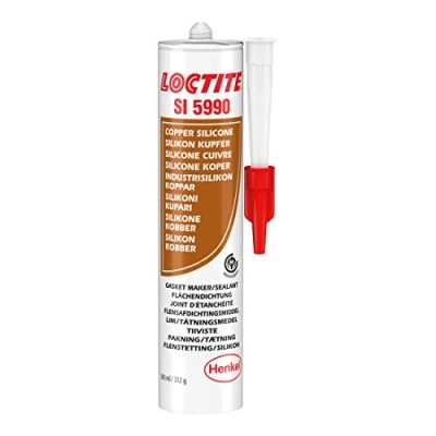 Abbildung von LOCTITE SI 5990 2064072 Dichtstoff Kartusche Silikon 300 ölbeständig kupfer
