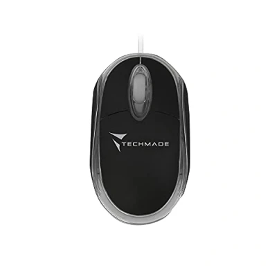 Abbildung von Techmade Optische Mini USB Maus, 800 DPI, Schwarz