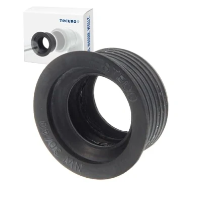 Abbildung von tecuro Ablaufrohr Siphon Gummimanschette für Abflussrohr HT Rohr verschiedene Größen, Ø 32/40 mm