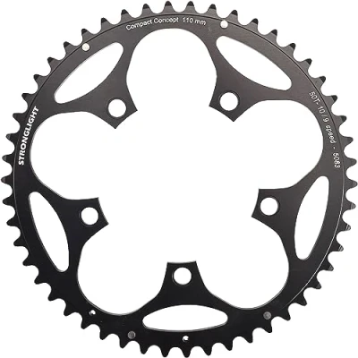 Abbildung von STRONGLIGHT KETTENBLATT SCHWARZ LOCHK REIS 110MM 50Z