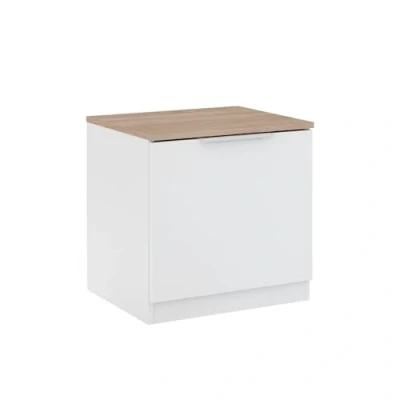 Abbildung von Vicco Nachtschrank Betti, Weiß/Sonoma, 50 x cm mit 1 Türen