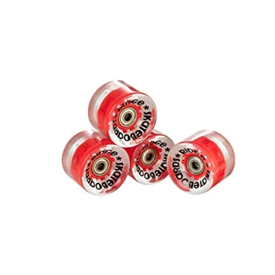 Abbildung von Ridge Cruiser Rollen Skateboard BLAZE LED Leuchtrollen Mini Räder, Red, R