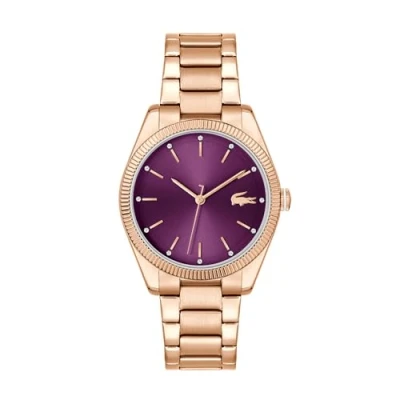 Abbildung von Lacoste Capucine Uhr Rose goldcoloured/purple, Damen, Größe: One Size, gold coloured/purple