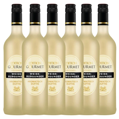 Abbildung von Edition Gourmet Weissburgunder Qualitätswein trocken 0,75 l 6er Karton