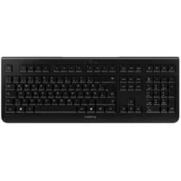 Abbildung von CHERRY KW 3000, Kabellose Tastatur mit Nummernblock, Deutsches Layout (QWERTZ), 2,4 GHz Funk, Geräuscharme Tasten, Flaches Design, Batteriebetrieben, Schwarz