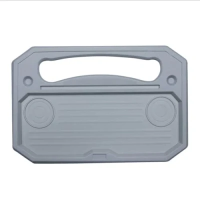 Abbildung von Lenkradtisch Laptop Schreibtisch für Lenkrad Beifahrersitz Car Steering Wheel Desk,Auto Tisch Organizer Auto Getränkehalter Esstisch (grau,42 * 28 2cm)